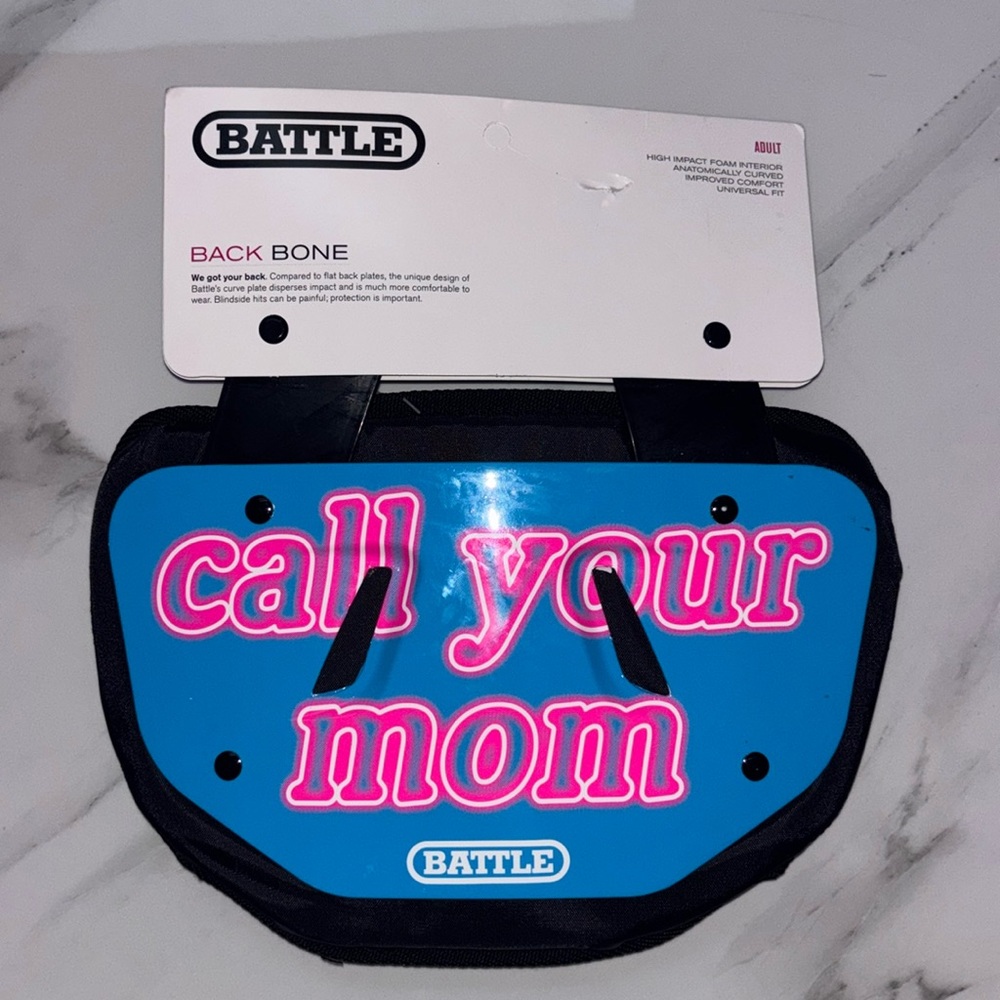 Battle back plate for backbone
BLUE And PINK